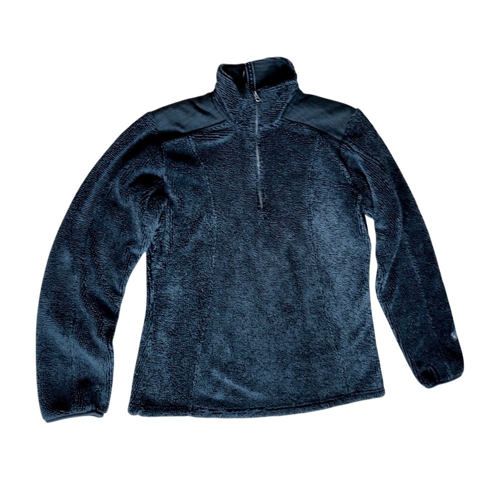 Women's KUHL Fleece 1/4 zip pullover size Large Color: Black